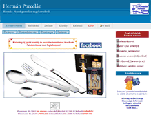 Tablet Screenshot of hermanporcelan.hu